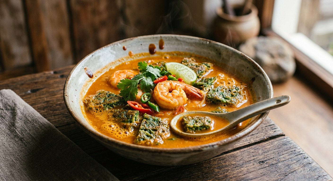 Gaeng Som Cha-Om Kai